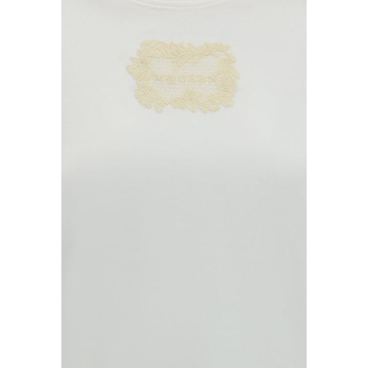 Alexander McQueen White Cotton T-Shirt