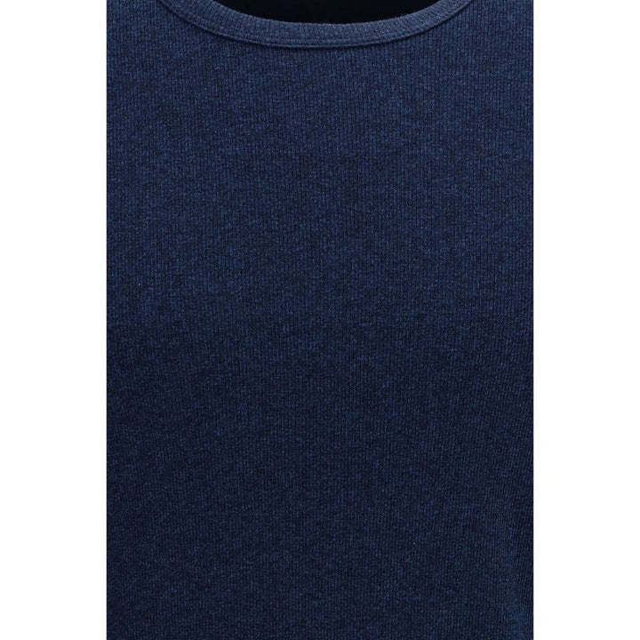 Brunello Cucinelli Blue Cotton T-Shirt