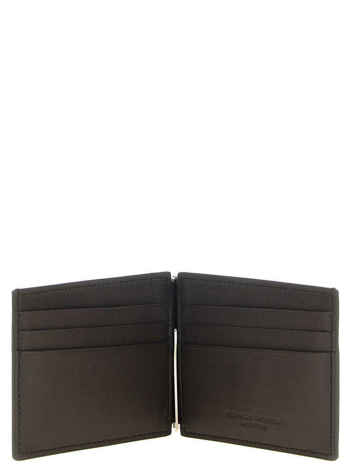 Brunello Cucinelli Brown Calfskin Money Clip
