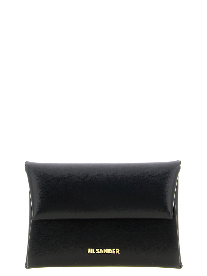 Jil Sander Black Calfskin Cardholder