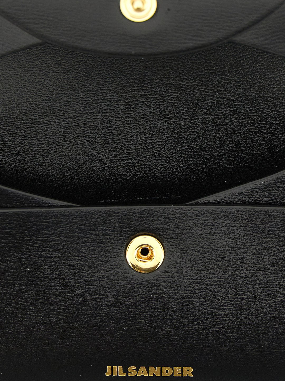Jil Sander Black Calfskin Cardholder
