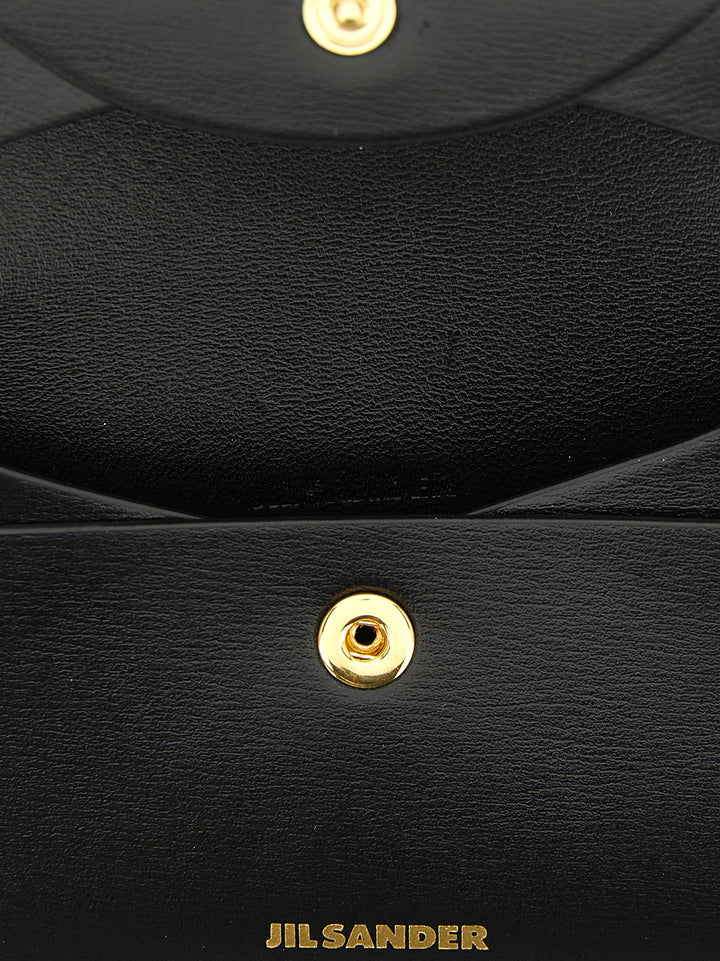 Jil Sander Black Calfskin Cardholder