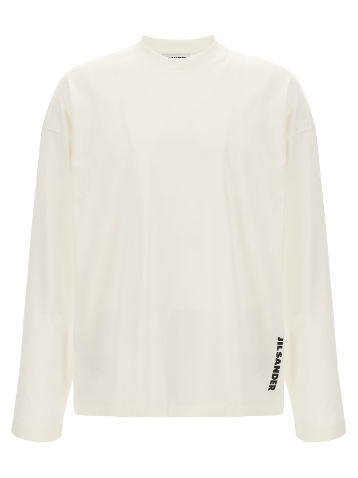 Jil Sander White Cotton T-Shirt