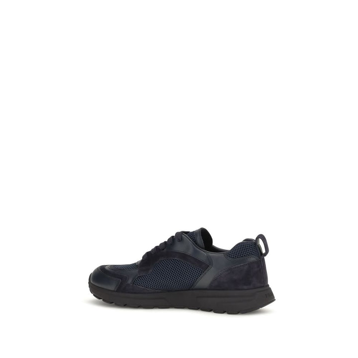 Prada Blue Fabric Athletic Sneakers