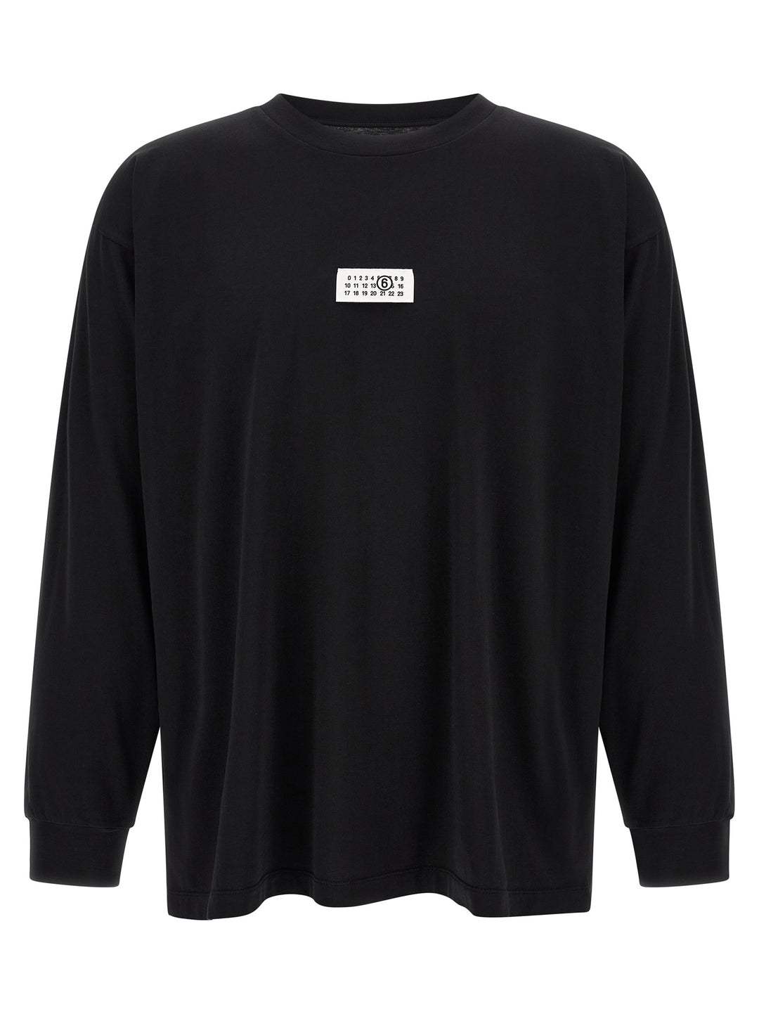 MM6 Maison Margiela Black Cotton T-Shirt