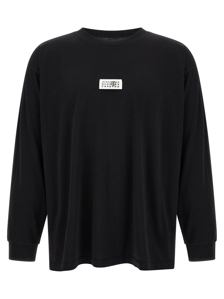 MM6 Maison Margiela Black Cotton T-Shirt