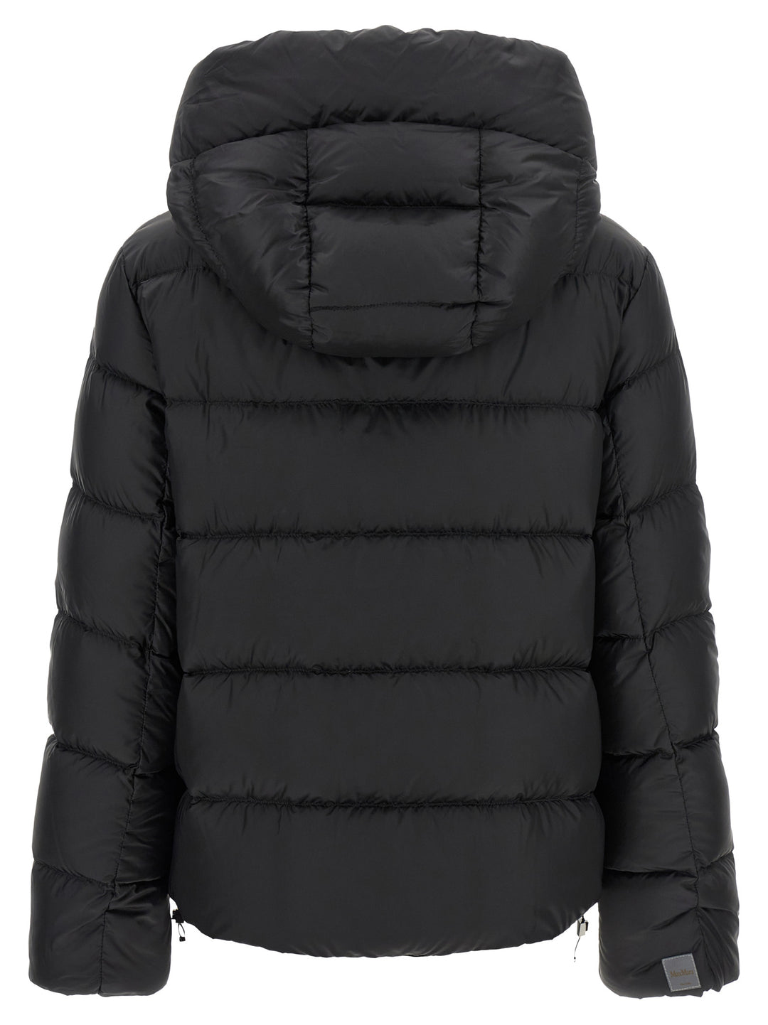 Max Mara Black Polyester Full-Length Jacket
