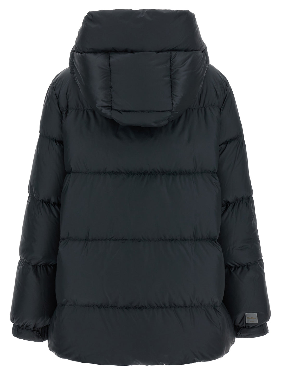 Max Mara Blue Polyester Full-Length Jacket