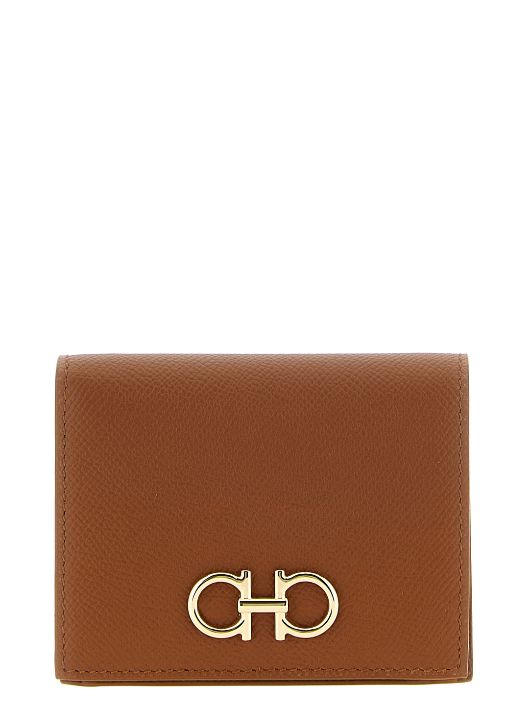 Ferragamo Brown Calfskin Cardholder