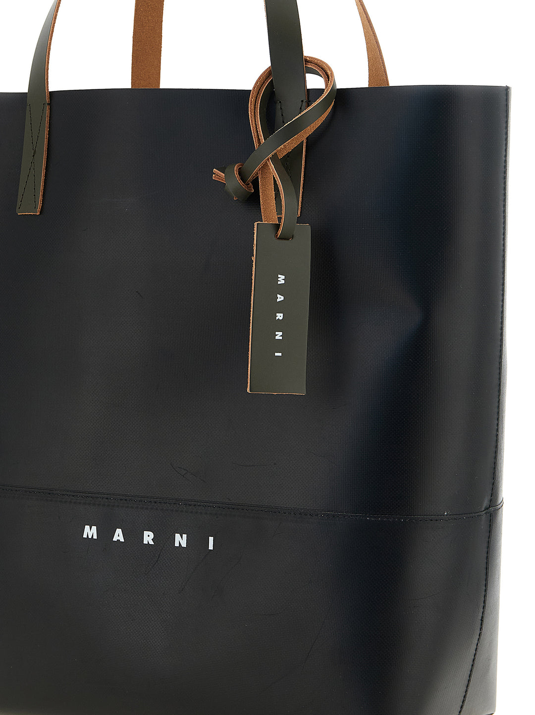 Marni Black Polyester Tote Bag
