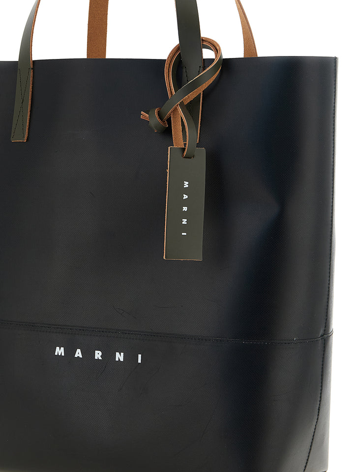 Marni Black Polyester Tote Bag