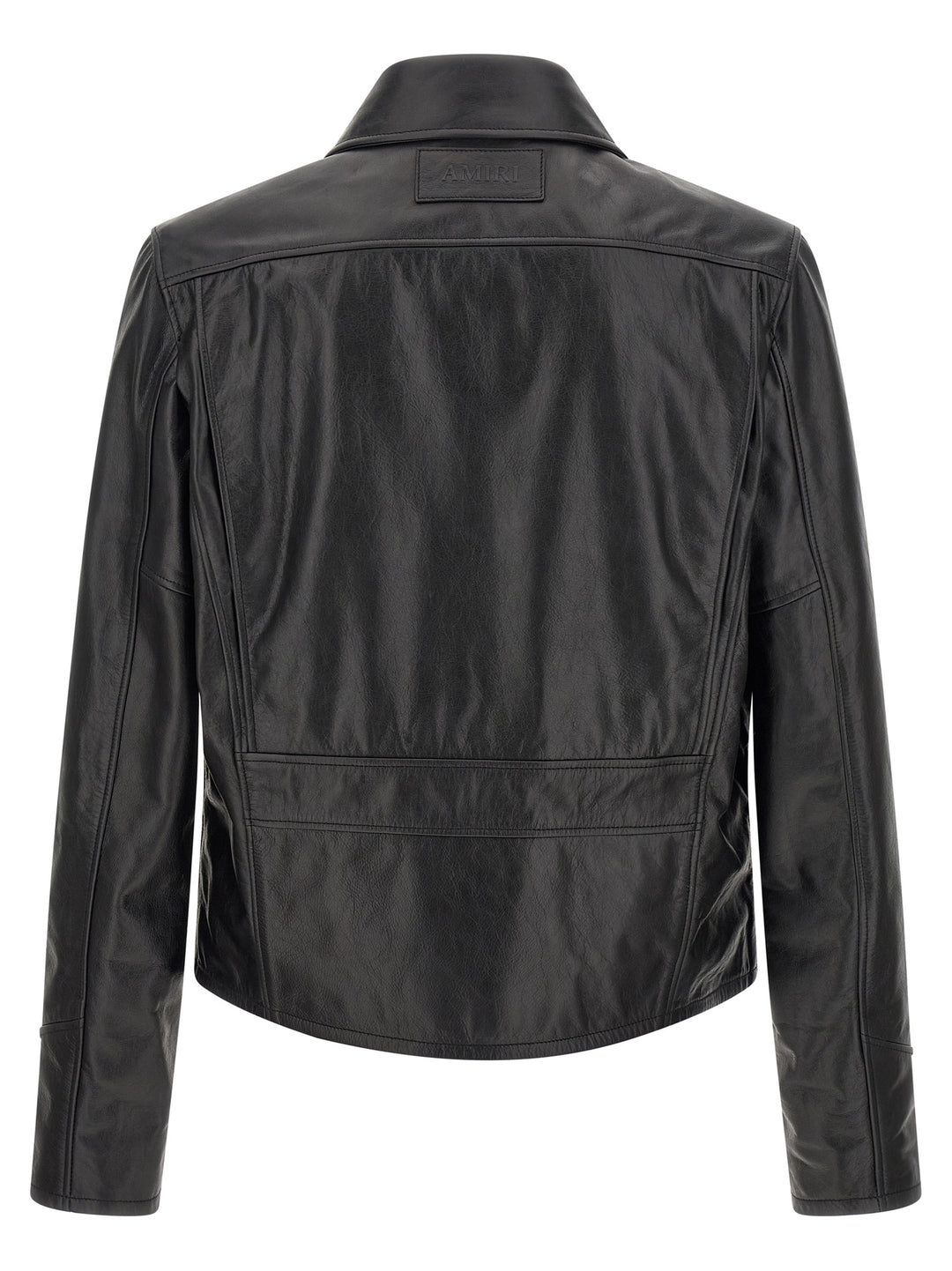 Amiri Black Calfskin Leather Jacket