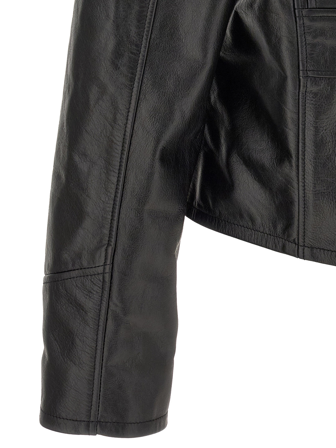 Amiri Black Calfskin Leather Jacket