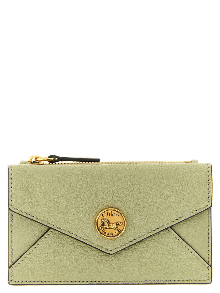 Chloé Bicolor Goatskin Cardholder