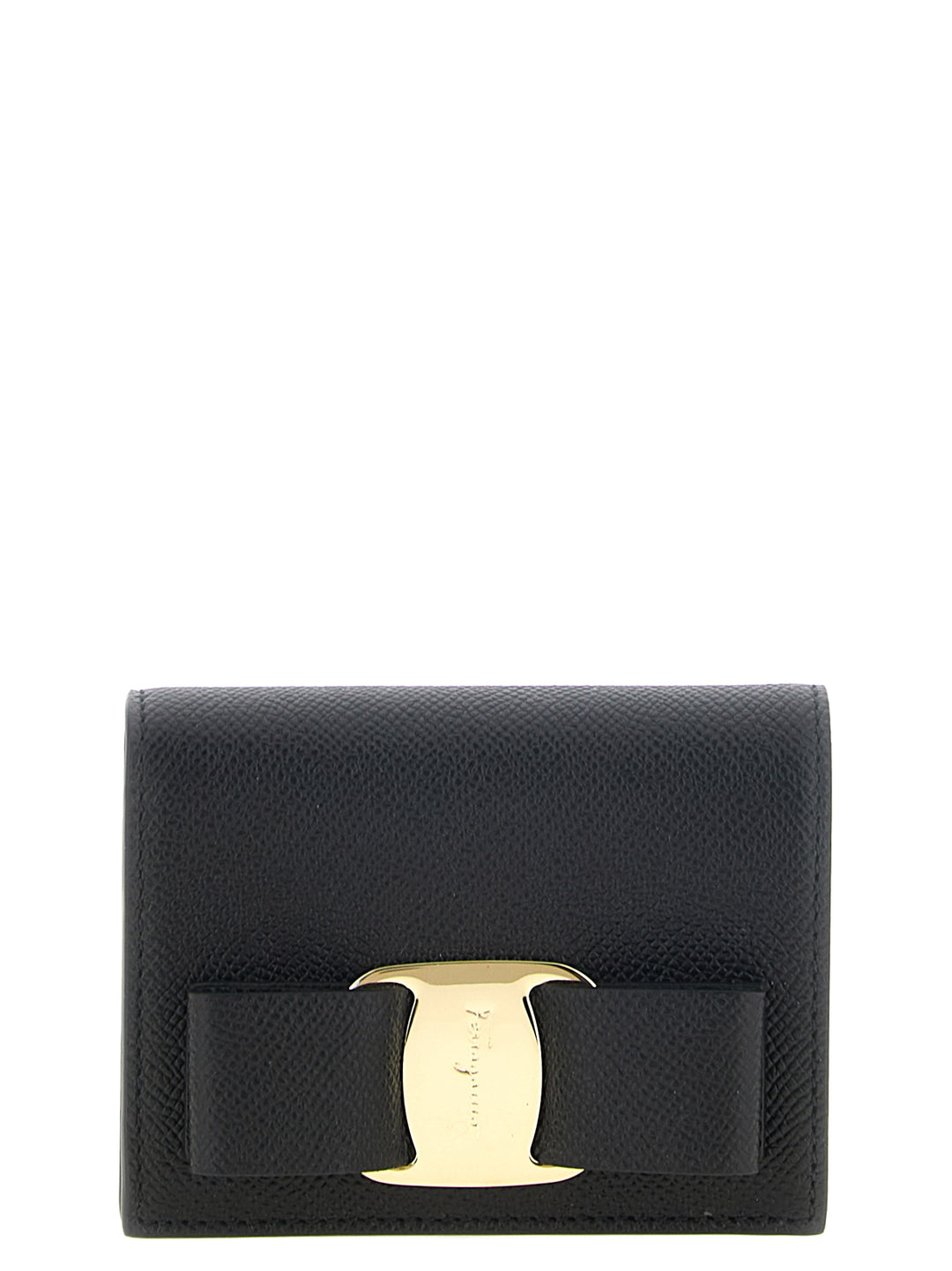 Ferragamo Black Calfskin Cardholder