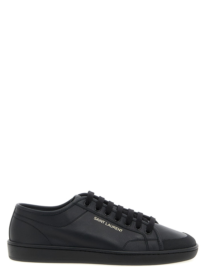 Saint Laurent Black Calfskin Low Top Sneakers