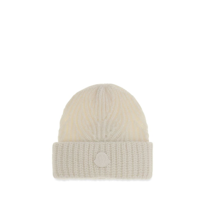 Moncler Beige Wool Oves Aries Beanie