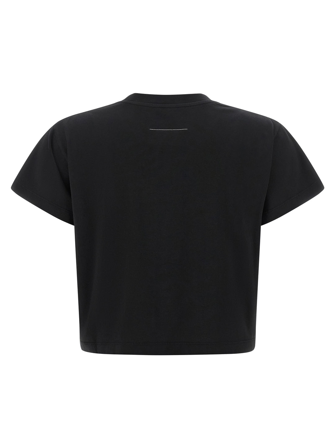 MM6 Maison Margiela Black Cotton T-Shirt