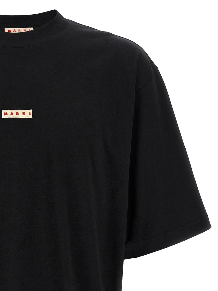 Marni Black Cotton T-Shirt