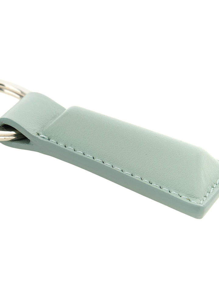 Jil Sander Bicolor Calfskin Keychain