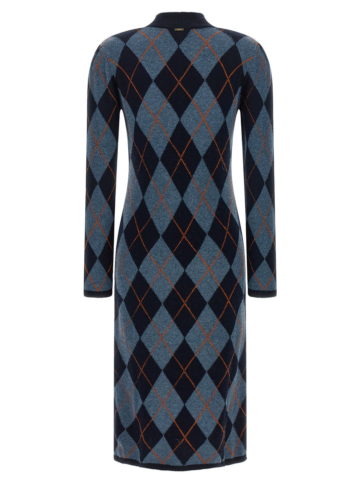 Twinset Orange Viscose Casual Dress