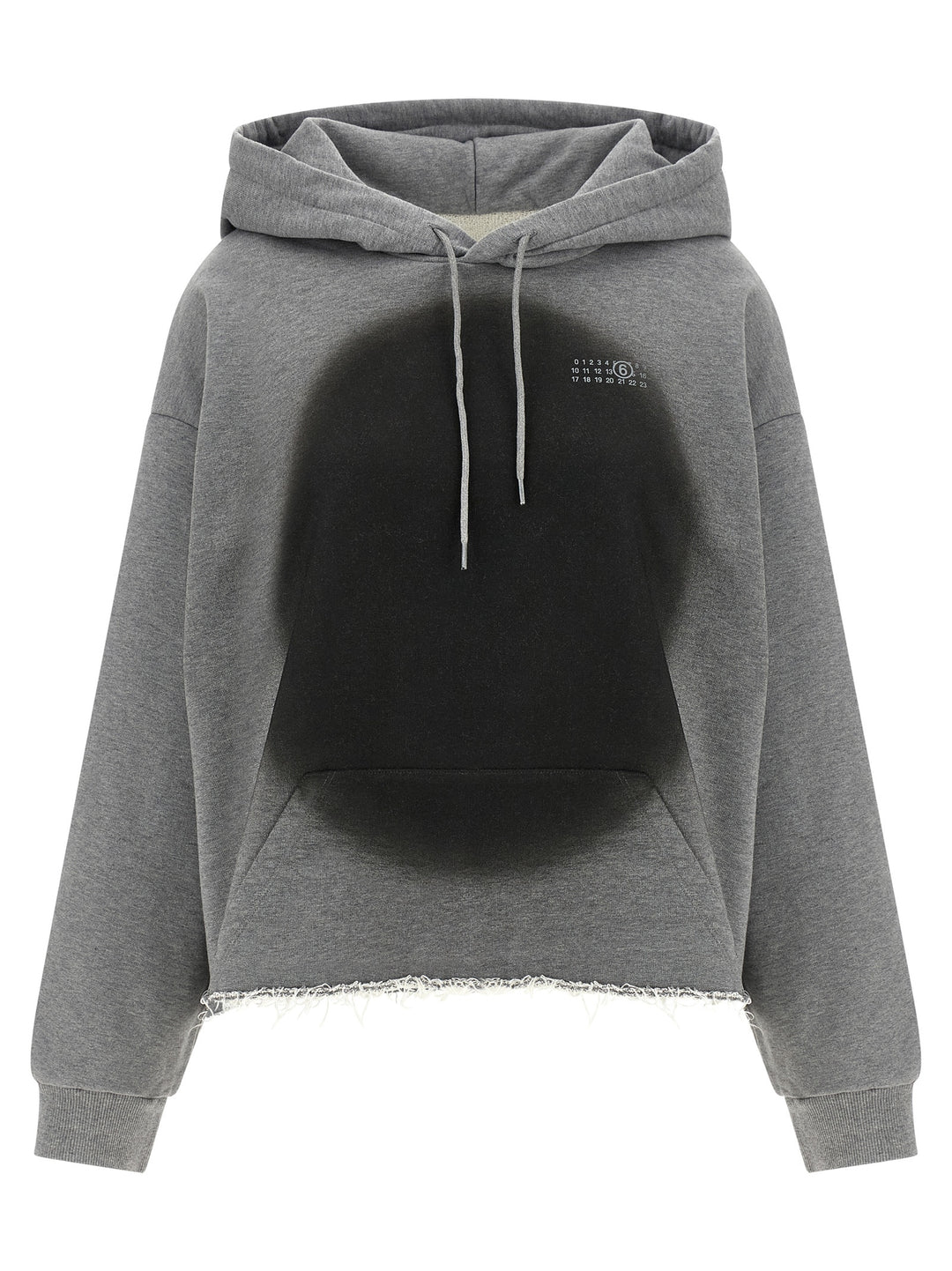 MM6 Maison Margiela Gray Cotton Sweatshirt