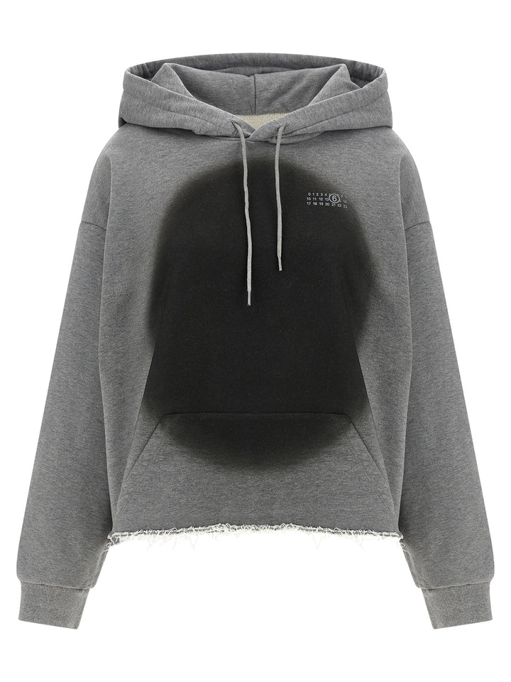 MM6 Maison Margiela Gray Cotton Sweatshirt