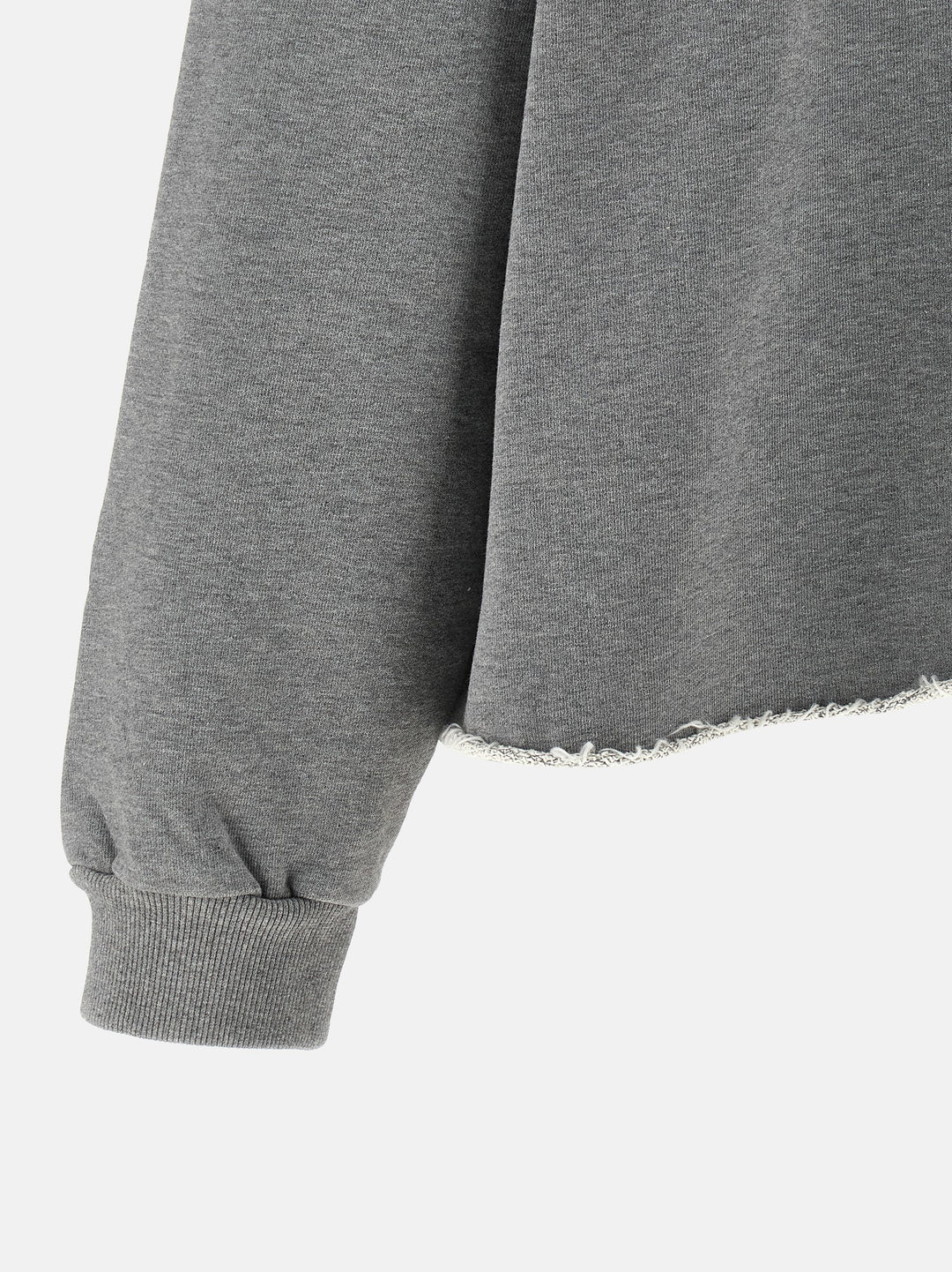 MM6 Maison Margiela Gray Cotton Sweatshirt