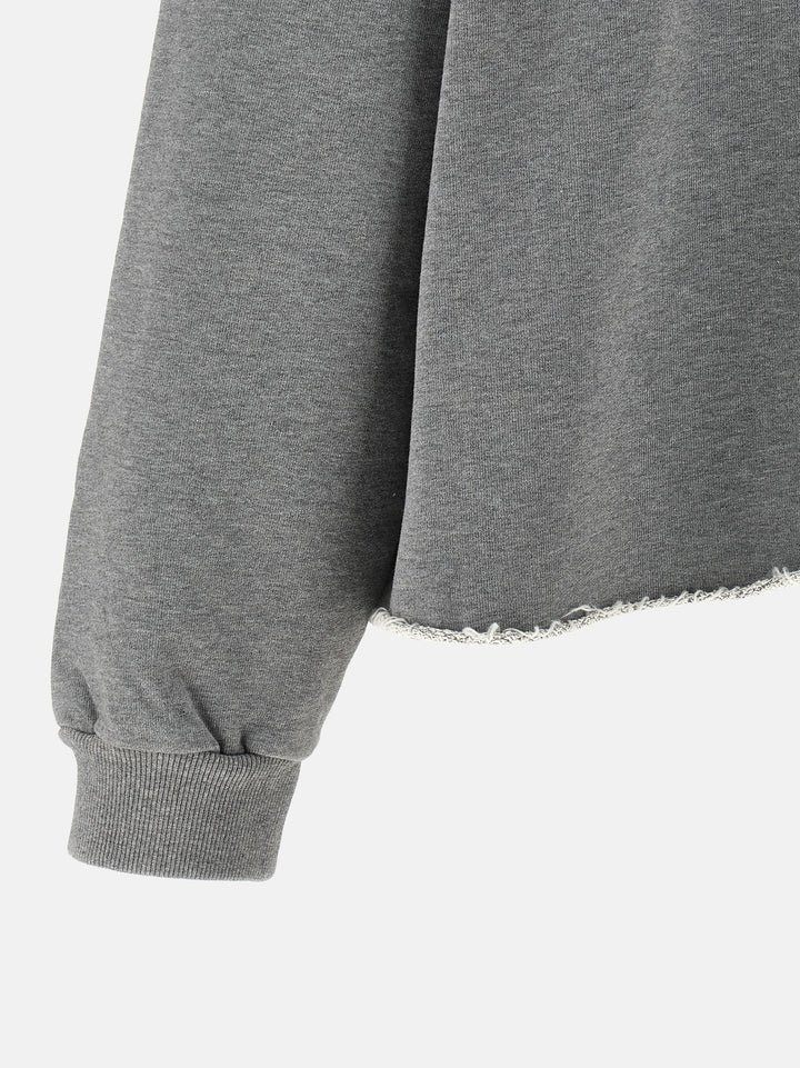 MM6 Maison Margiela Gray Cotton Sweatshirt