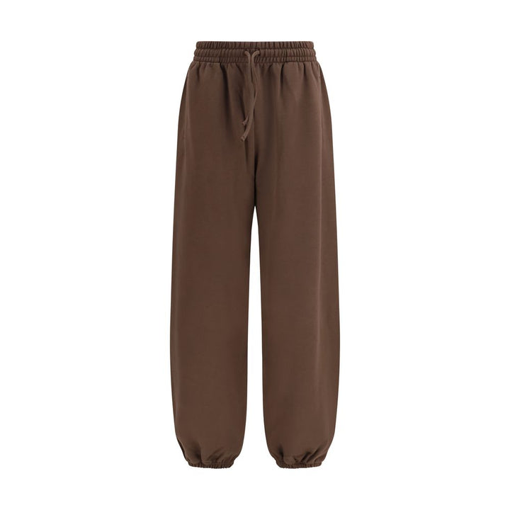 Palm Angels Brown Cotton Joggers (Workout Pants)