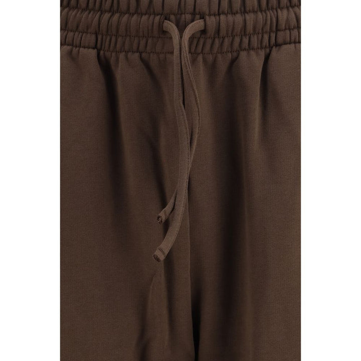 Palm Angels Brown Cotton Joggers (Workout Pants)