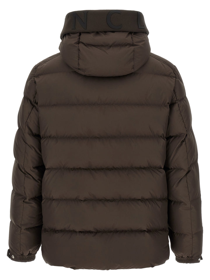 Moncler Brown Polyester Full-Length Jacket