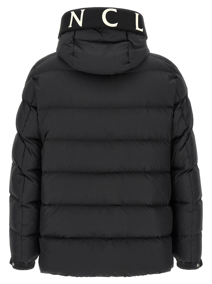 Moncler Black Polyester Full-Length Jacket