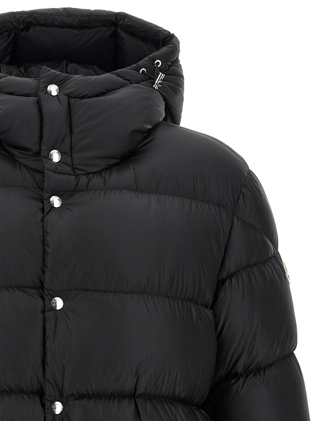 Moncler Black Polyamide Full-Length Jacket