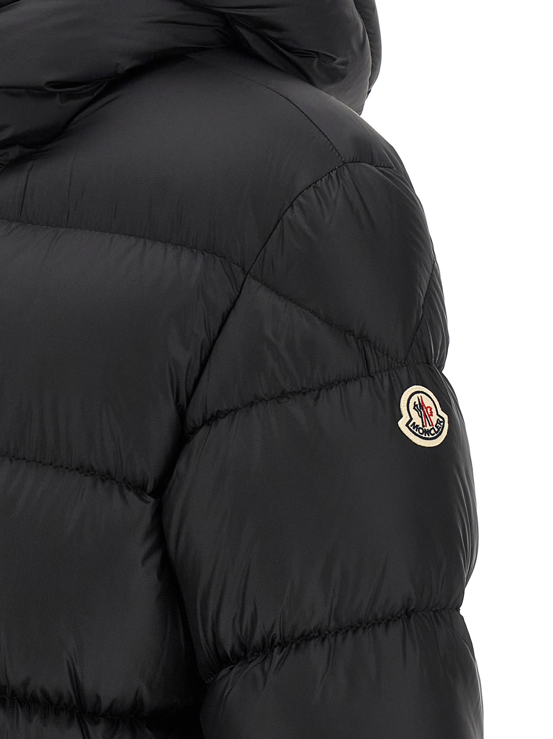 Moncler Black Polyamide Full-Length Jacket