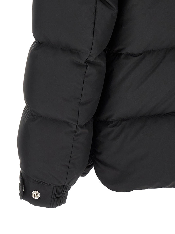 Moncler Black Polyester Full-Length Jacket