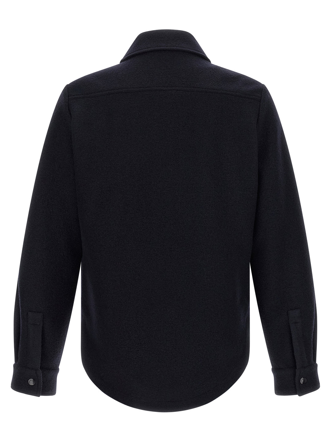 Moncler Blue Virgin Wool Blouse