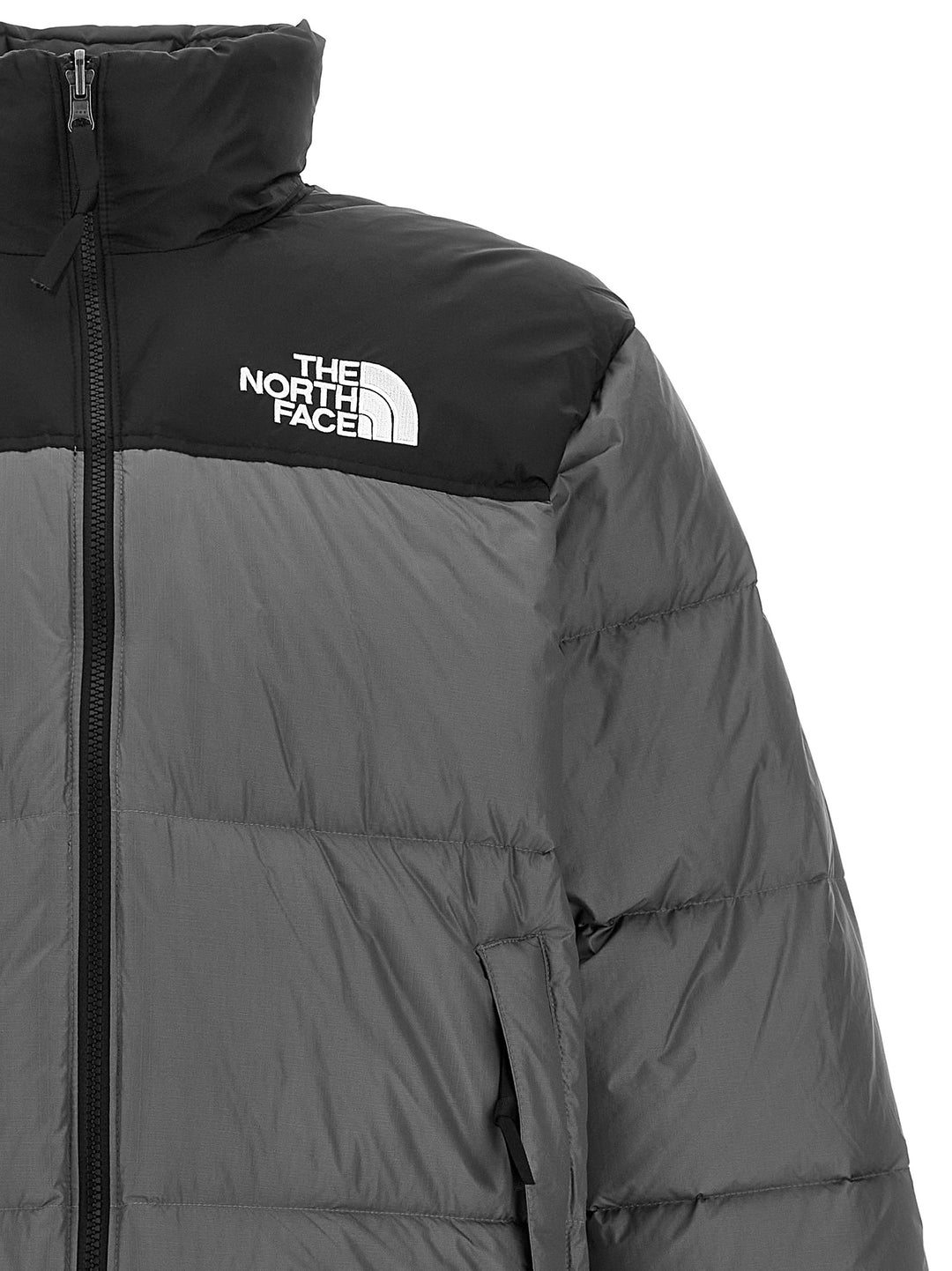 The North Face Gray Nylon Full-Length Jacket
