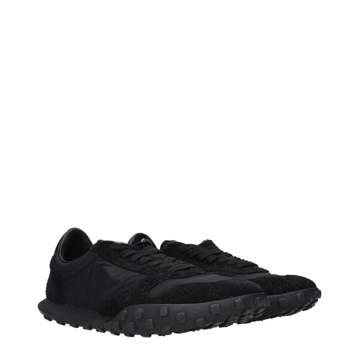 Jil Sander Black Fabric Sneakers