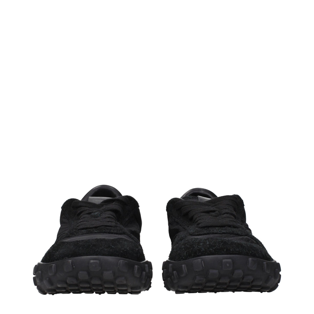 Jil Sander Black Fabric Sneakers