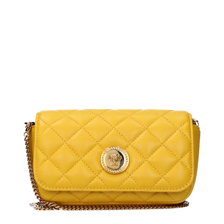 Versace Yellow Leather Crossbody Bag