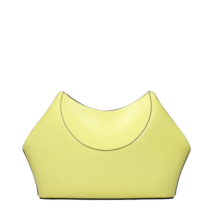 Givenchy Yellow Leather Clutch Bag