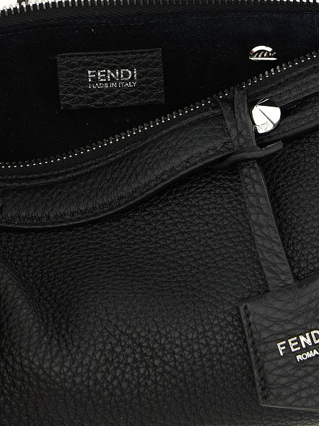 Fendi Black Calfskin Handbag