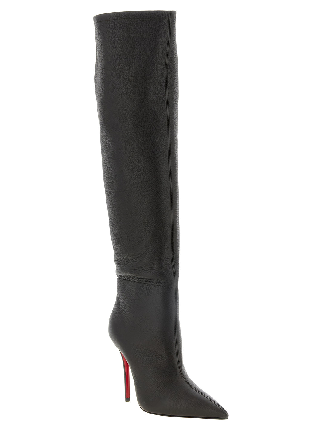 Christian Louboutin Brown Goatskin Over The Knee