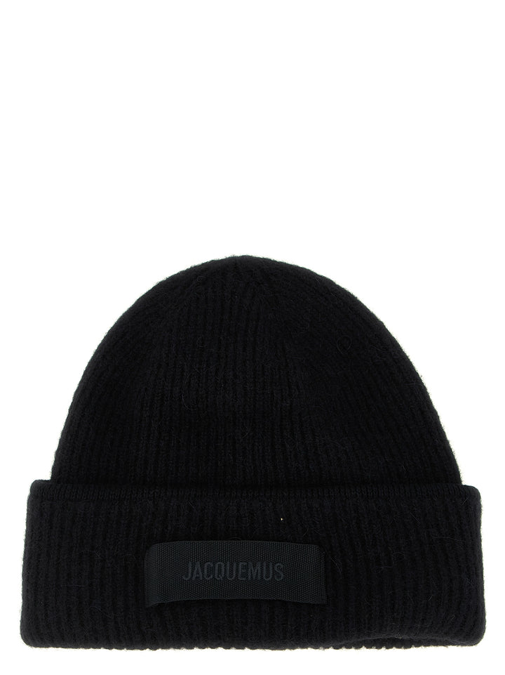 Jacquemus Black Wool Beanie