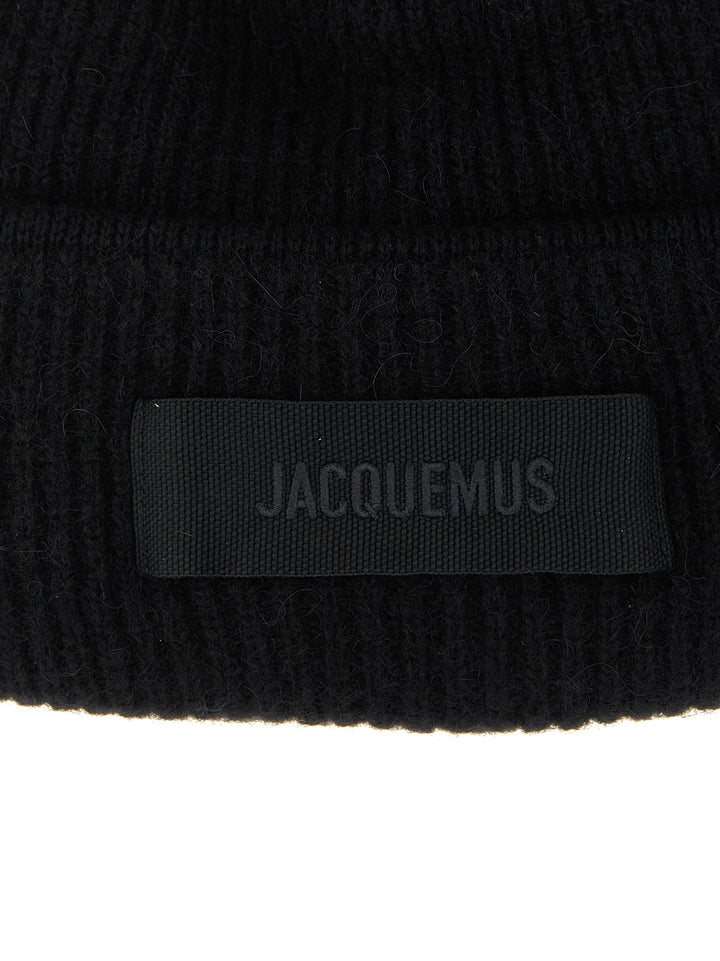 Jacquemus Black Wool Beanie