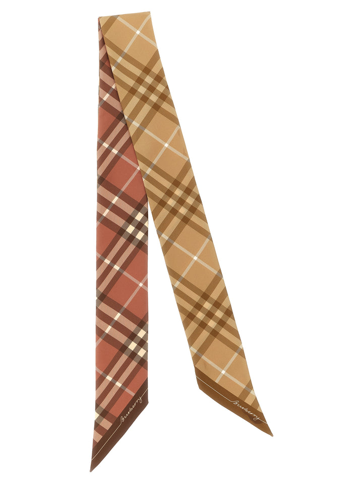 Burberry Multicolor Satin Foulard