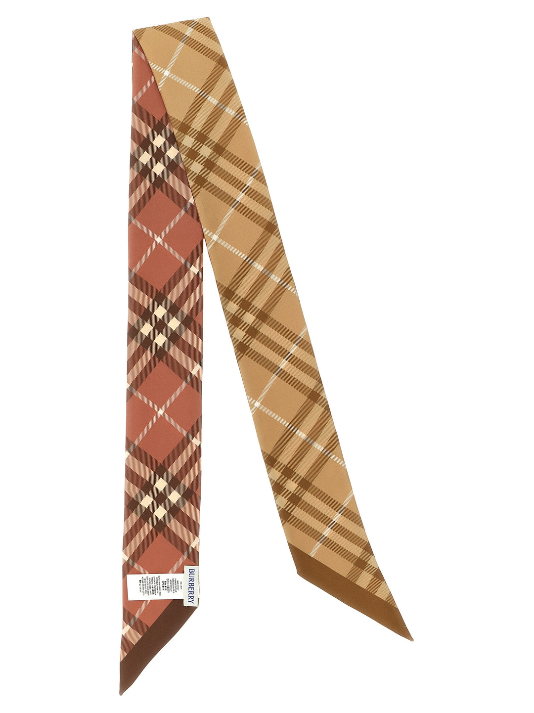 Burberry Multicolor Satin Foulard