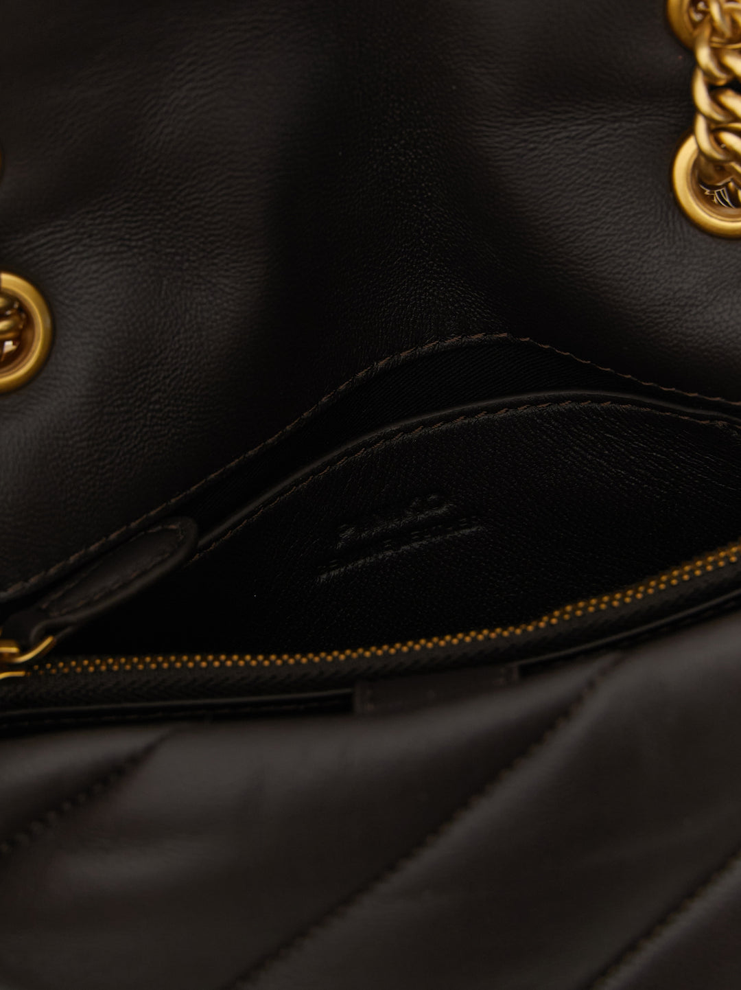 PINKO Black Lamb Leather Crossbody Bag