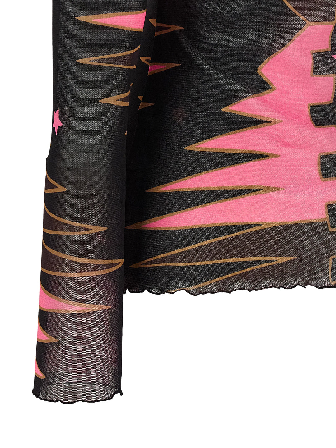 Emilio Pucci Multicolor Polyamide Long Sleeve T-Shirt